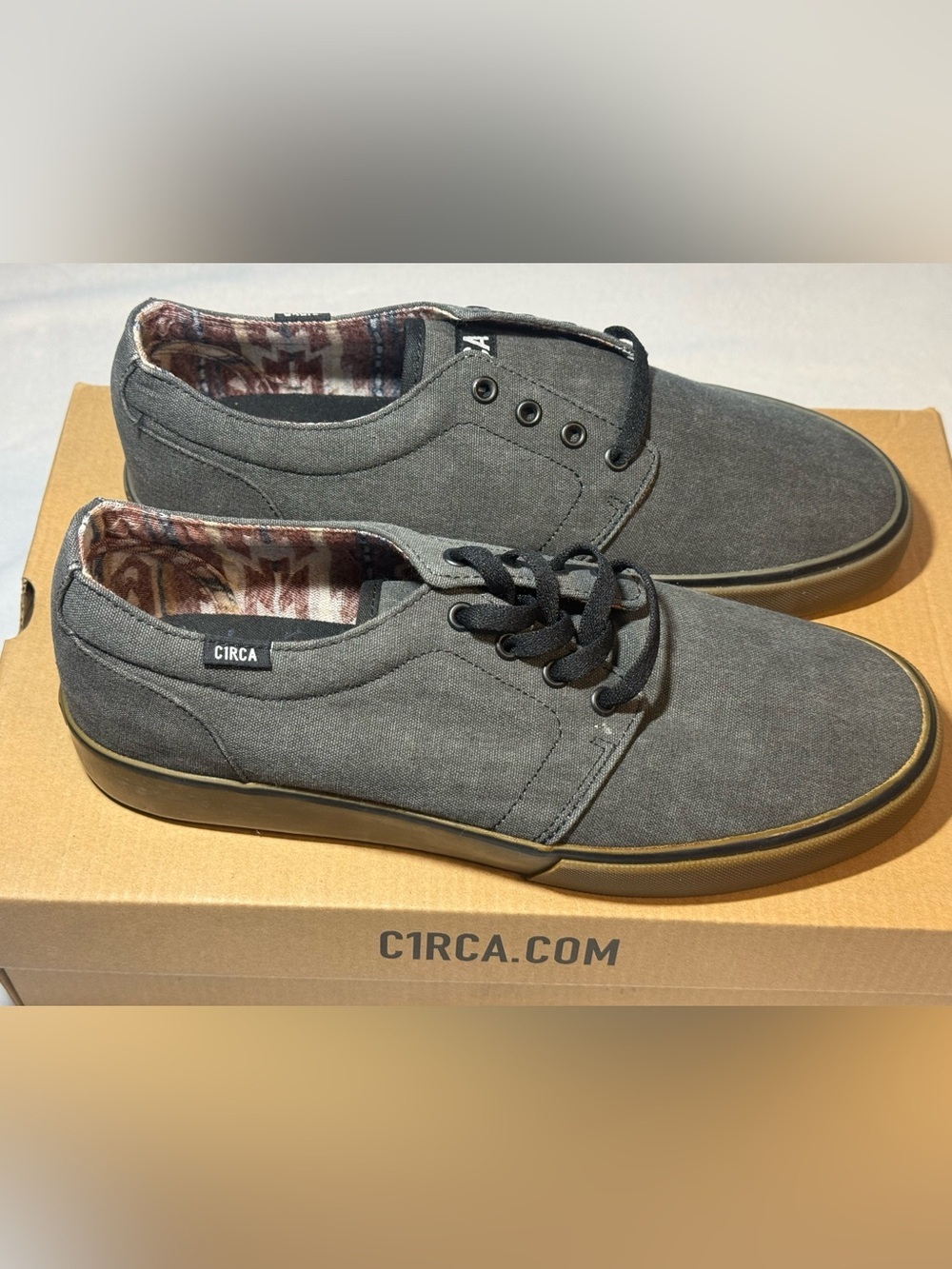 New C1rca Drifter Skater Shoes. Men Size 9. Charcoal Black.